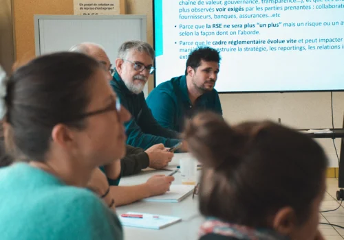 Photo de l'atelier sur le RSE